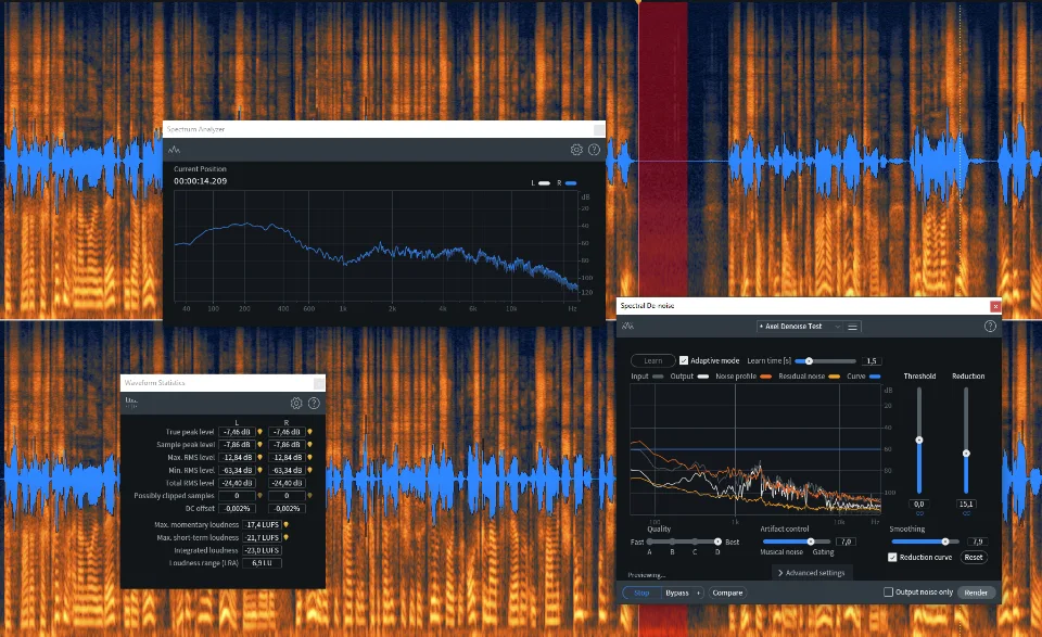 Audio Restauration mit iZotope RX Advanced